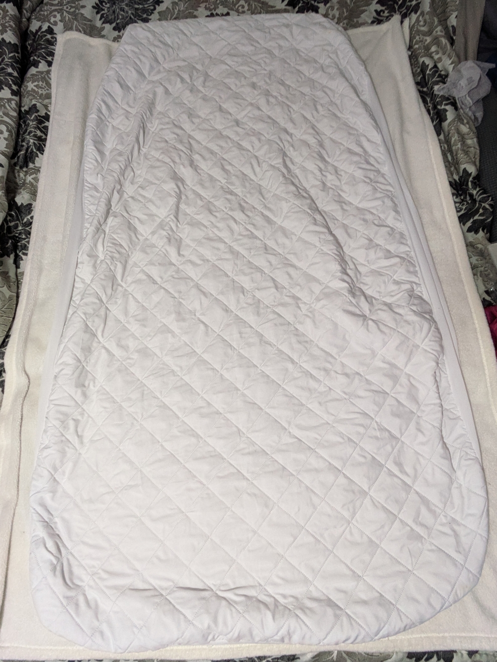 Mainstays Quilted Premium Crib & Toddler Bed Mattress Pad Protector